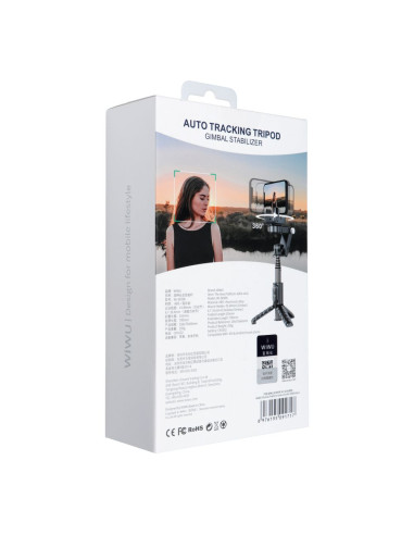 WiWU - Selfie Stick Wi-SE006 with Tripod Function, Stabilization and Auto Tracking