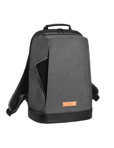 WiWU - Sac à dos pour ordinateur portable 15.6" Pilot Sleeve résistant à l'eau - gris