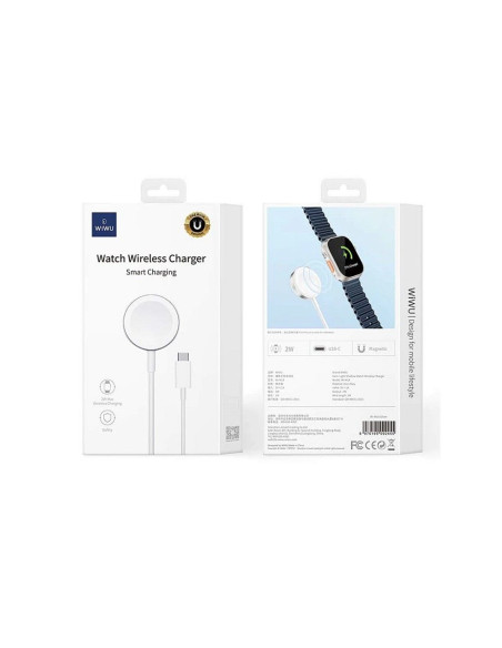 Chargement sans fil Wi-M18 pour Apple Watch (boîtier en aluminium)