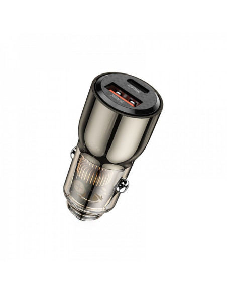WiWU - Chargeur de voiture Wi-QC012 95W PD+QC USB A + USB C