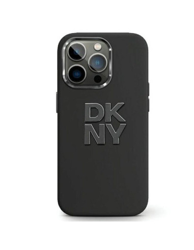 Coque DKNY pour IPHONE 15 Plus DKHCP15MSMCBSK (DKNY HC Silicone W/Stack Metal Logo) noir