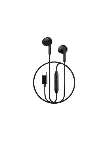 WiWU - EB314 Écouteurs stéréo en ligne USB C (DAC) - noir