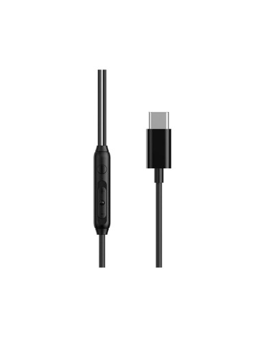 WiWU - EB314 Écouteurs stéréo en ligne USB C (DAC) - noir