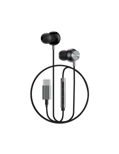 WiWU - EB315 Écouteurs stéréo en ligne USB C (DAC) - gris