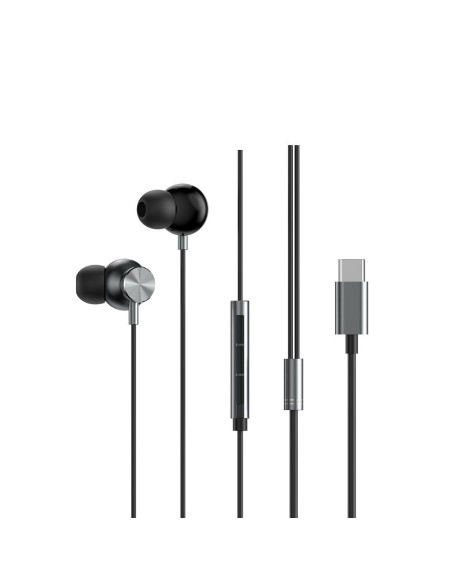 WiWU - EB315 Écouteurs stéréo en ligne USB C (DAC) - gris