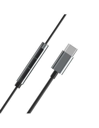 WiWU - EB315 Écouteurs stéréo en ligne USB C (DAC) - gris