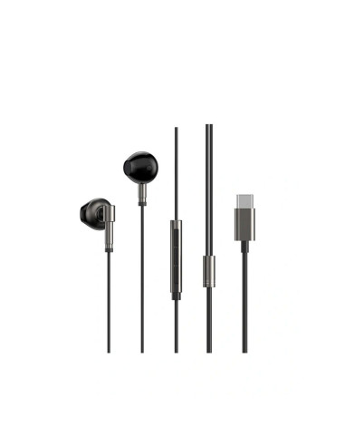 WiWU - EB316 Écouteurs stéréo en ligne USB C (DAC) - noir