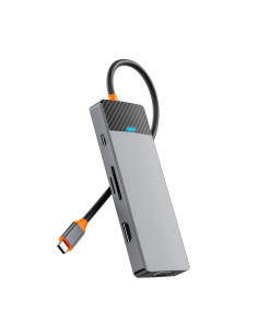 WiWU - HUB A921HV 9in1 USB3.0x2+USB2.0x1+SD/TF(3.0)+PD (100W)+USB-C(3.0)+HDMI(4K30HZ)+VGA 1080P) 2