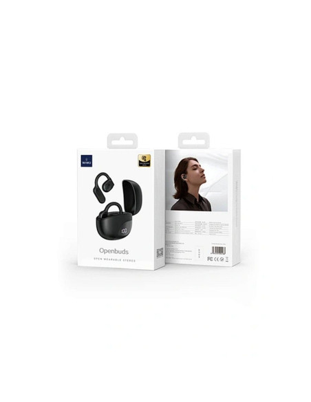 WiWU - Écouteurs sans fil OWS Openbuds T20 - noir