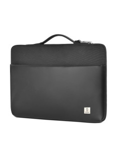 WiWU - Sacoche pour ordinateur portable 16" minimaliste, résistante à l'eau - noir