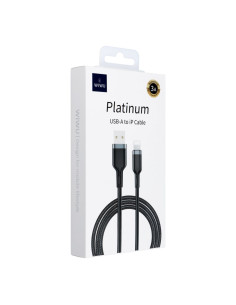 WiWU - Platinum Series USB cable Wi-C019 USB A à Lightning 3A 1.2m - noir