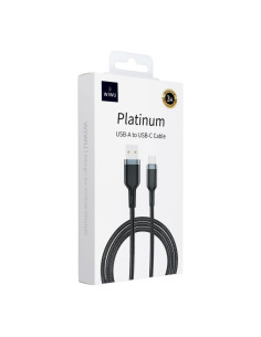 WiWU - Platinum series USB cable Wi-C019 USB A à USB C 3A 1.2m - noir 2