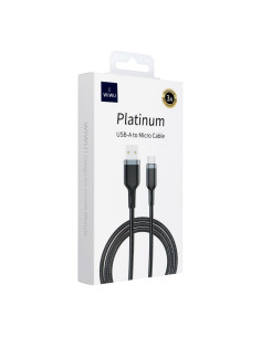WiWU - Platinum Series USB cable Wi-C019 USB A à Micro USB 3A 1.2m - noir 2