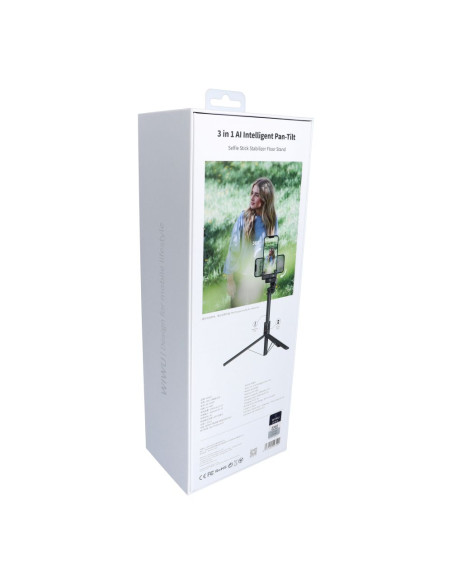 WiWU - Selfie Stick Wi-SE009 3in1 with Tripod Function, Stabilization and Intleigent Tracking