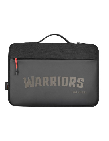WiWU - Sacoche pour ordinateur portable 14" Warriors Laptop Sleeve, résistante à l'eau - noir