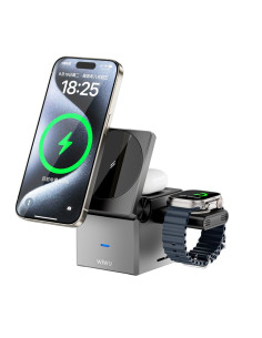 WiWU - Foldable Wireless Charger 3in1 Wi-W030 15W 2