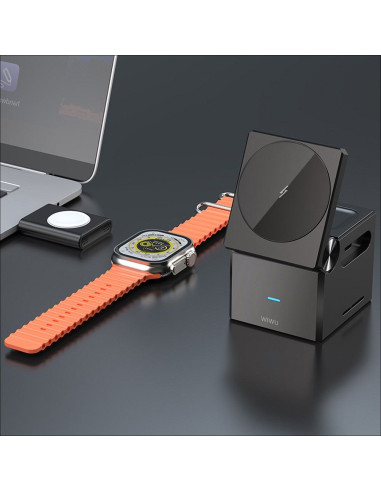 WiWU - Foldable Wireless Charger 3in1 Wi-W030 15W