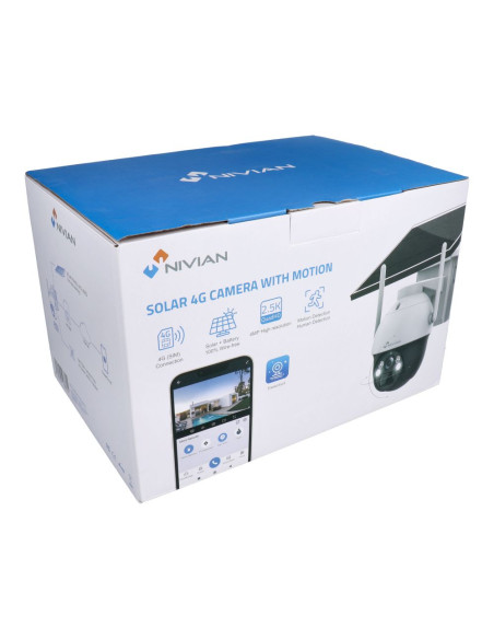 Caméra solaire extérieure 4G NV-CAM02S-SOLAR4G