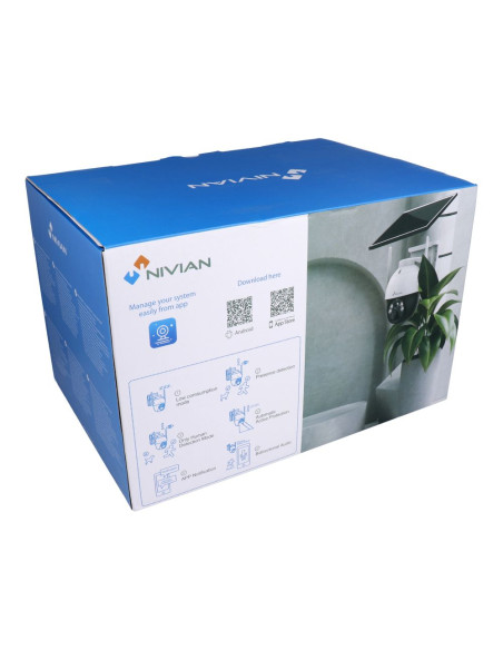 Caméra solaire extérieure 4G NV-CAM02S-SOLAR4G