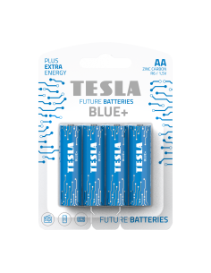 TESLA alkaline battery R6 (AA) BLUE+ [4x120] 4 pcs