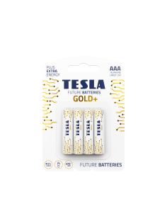 Pile alcaline TESLA R3 (AAA) GOLD+ [4x120] 4 pcs.