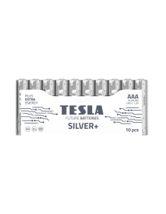 TESLA pile alcaline R3 (AAA) SILVER+ [10x72] 10 pcs.
