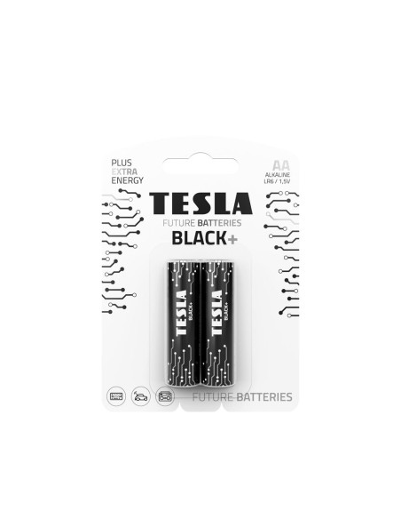Pile alcaline TESLA R6 (AA) BLACK+ [2x120] 2 pcs