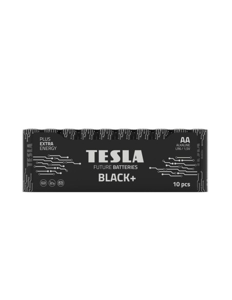 Pile alcaline TESLA R6 (AA) BLACK+ [10x72] 10 pcs.
