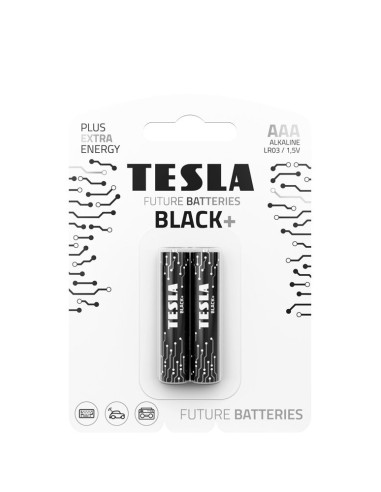 Pile alcaline TESLA R3 (AAA) BLACK+ [2x120] 2 pcs