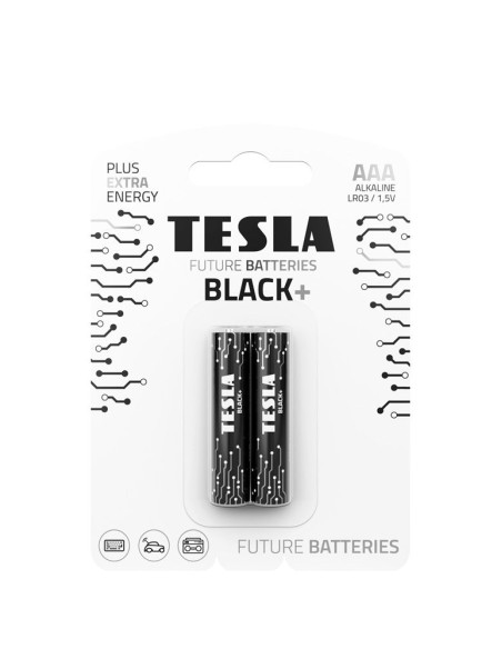 Pile alcaline TESLA R3 (AAA) BLACK+ [2x120] 2 pcs