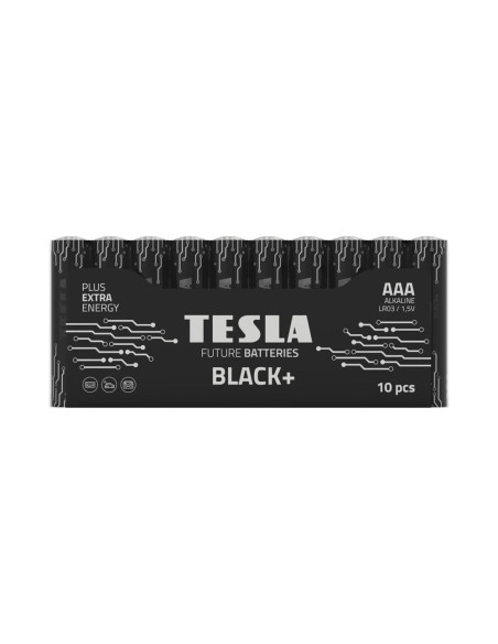 Pile alcaline TESLA R3 (AAA) BLACK+ [10x72] 10 pcs.