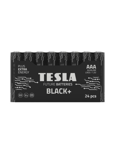Pile alcaline TESLA R3 (AAA) BLACK+ [24x30] 24 pcs.