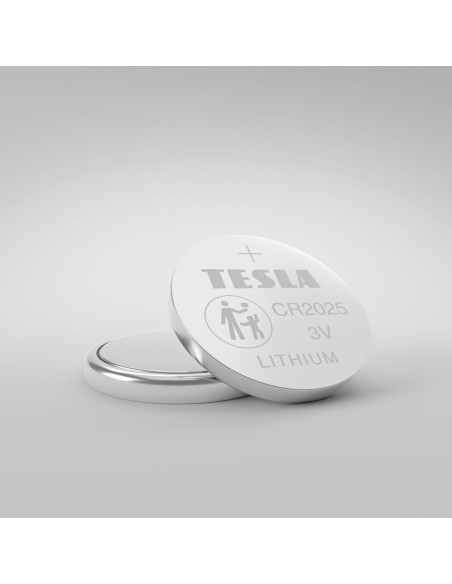 TESLA Pile au lithium CR2025 [5x120] 3V 5 pièces
