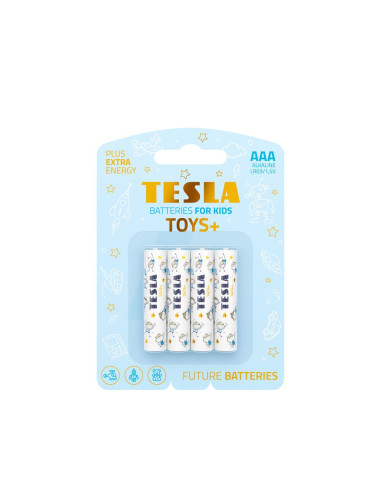 TESLA pile alcaline R3 (AAA) TOYS+ BOY [4x120] 4 pcs