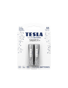 Pile alcaline TESLA R6 (AA) SILVER+ [2x120] 2 pcs