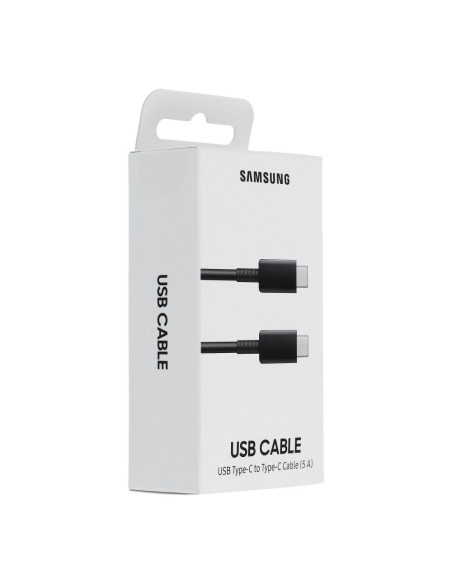 CABLE ORIGINAL SAMSUNG EP-DN975BBEGWW USB C - USB typ C 5A noir blister