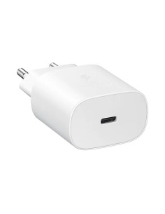 Chargeur Secteur Original Samsung Galaxy Fast Charger EP-TA800NWEGEU (bloc sans le câble) USB Type C 3A 25W blanc blister