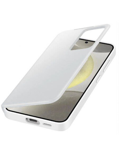Véritable Smart View Wallet Coque EF-ZS921CWEGWW Samsung Galaxy S24 blanc blister