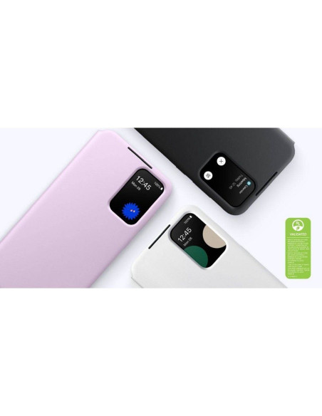 ETUI ORIGINAL Smart View Wallet Case Black ZA556CBEGWW Samsung Galaxy A55 NOIR blister