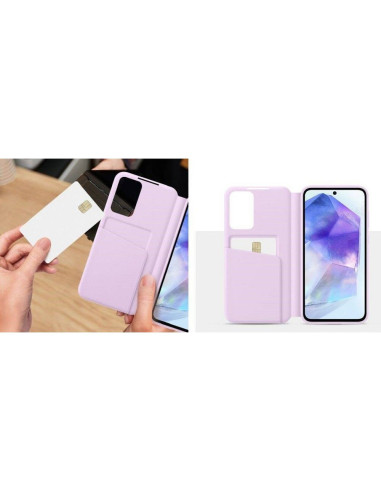 ETUI ORIGINAL Smart View Wallet Case Black ZA556CBEGWW Samsung Galaxy A55 NOIR blister