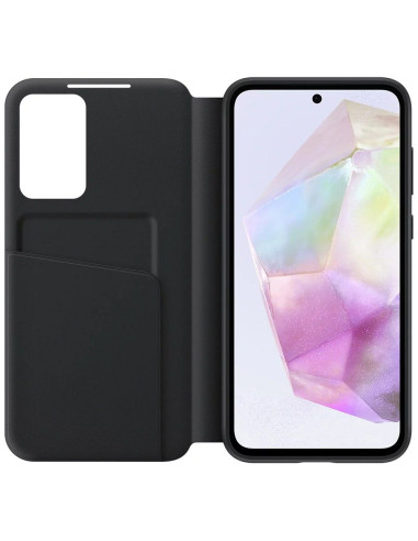 ETUI ORIGINAL Smart View Wallet Case Black ZA356CBEGWW Samsung Galaxy A35 NOIR blister