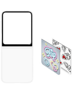 SAMSUNG original Flipsuite Coque pour SAMSUNG Flip 6 EF-ZF741CTEGWW blister transparent