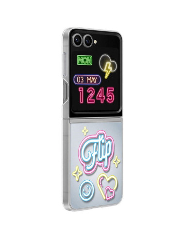 SAMSUNG original Flipsuite Coque pour SAMSUNG Flip 6 EF-ZF741CTEGWW blister transparent