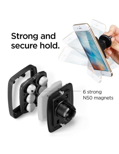 SUPPORT VOITURE sur la grille de ventilation SPIGEN H12