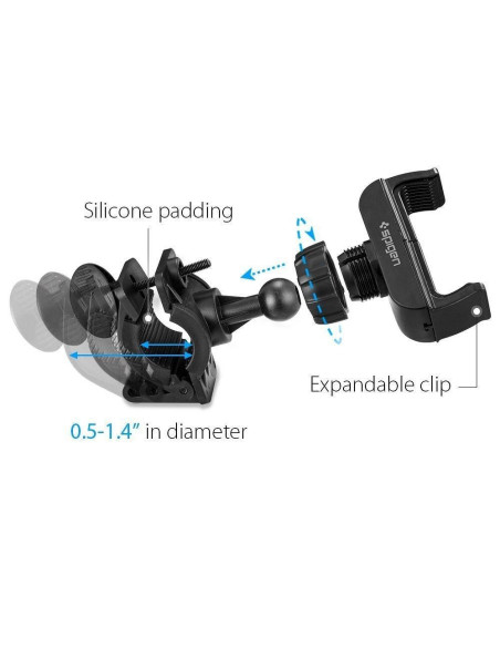 Support pour vélo SPIGEN A250 BIKE MOUNT noir