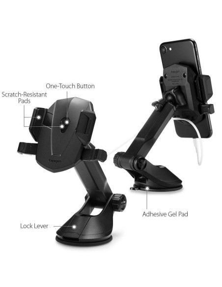 SUPPORT VOITURE SPIGEN TS35 SIGNATURE NOIR