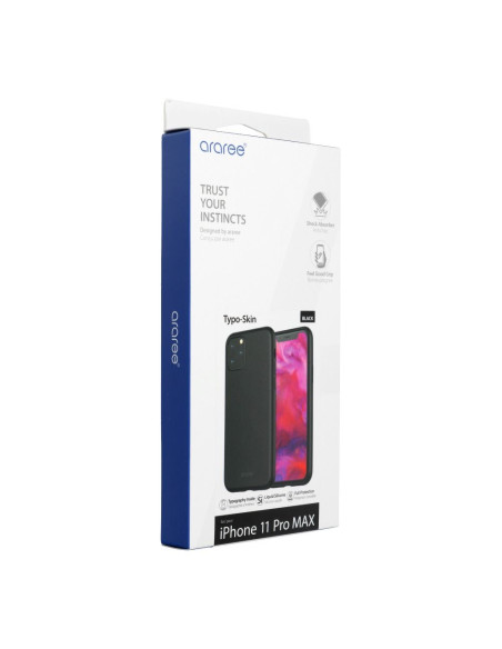 Coque ARAREE Typoskin pour IPHONE 11 PRO MAX noir