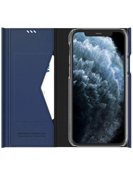 Etui ARAREE Bonnet stand pour IPHONE 11 PRO bleu