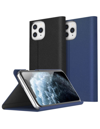 Etui ARAREE Bonnet stand pour IPHONE 11 PRO bleu