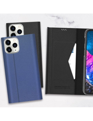 Etui ARAREE Bonnet stand pour IPHONE 11 PRO bleu